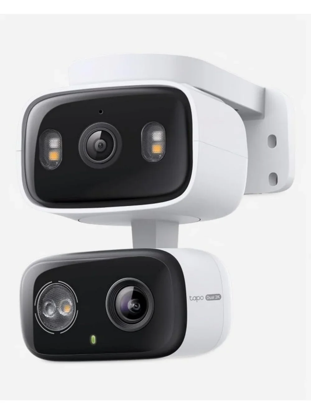 2K Indoor/Outdoor Dual Lens Pan/Tilt Wired Security Camera - Smart Home